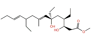 seco-Plakortide H methyl ester